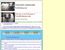 Tablet Screenshot of nordicsheep.com